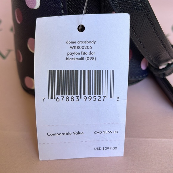 Kate Spade Payton Dome Crossbody with Fiesta Dot Black Multi - Picture 10 of 16